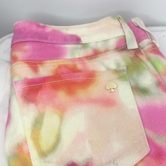 Kate Spade Perry Street Play Hooky Tie dye jeans size 24 - Picture 4 of 9